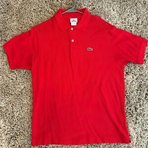 NWOT - Red Lacoste collar (Men’s Medium) EUR 4